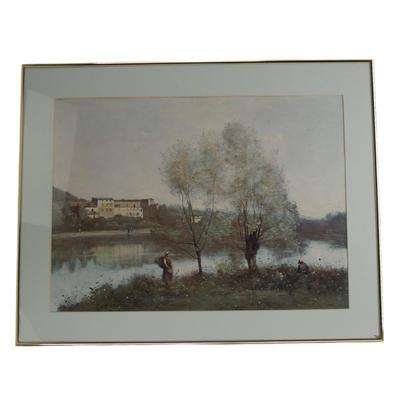 "Ville D'Avray" Print by Jean-Baptiste-Camille Corot (1796-1875)