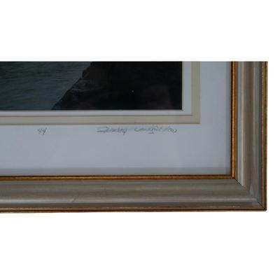 "Split Rock in Fog" by Shirley Longfellow Signed Limited Edition Photograph