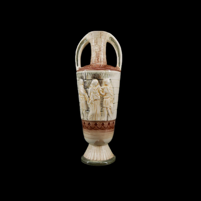 Bischoff Italian Painted Wine Decanter