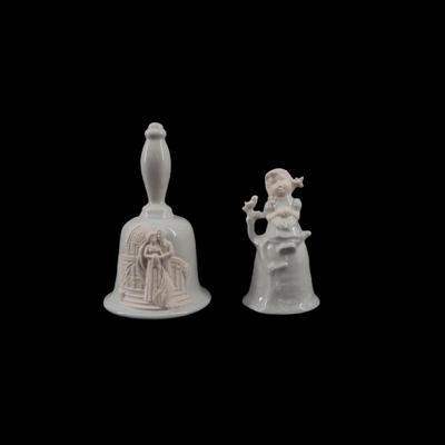 Pair of Cyril Cullen Porcelain Bells