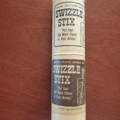 Swizzle Sticks  - Genuine Gold Plated Barbed Wire