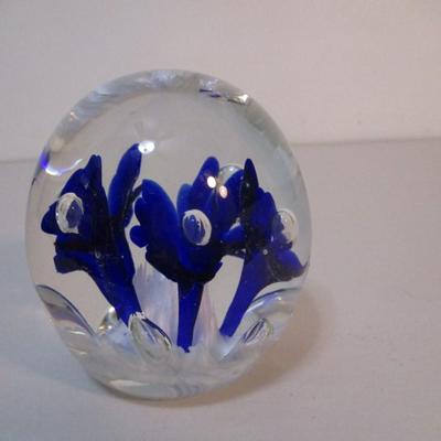 Art Glass Paperweight Joseph Rice