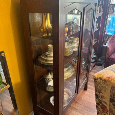 Arts and Crafts China Cabinet