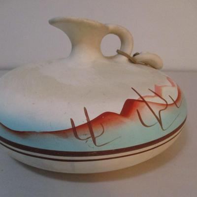 Pottery Small Mouth Large Body Signed