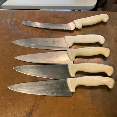 406 Lot of Commercial Knives , Mercers, Bakers& Chef, Dexter