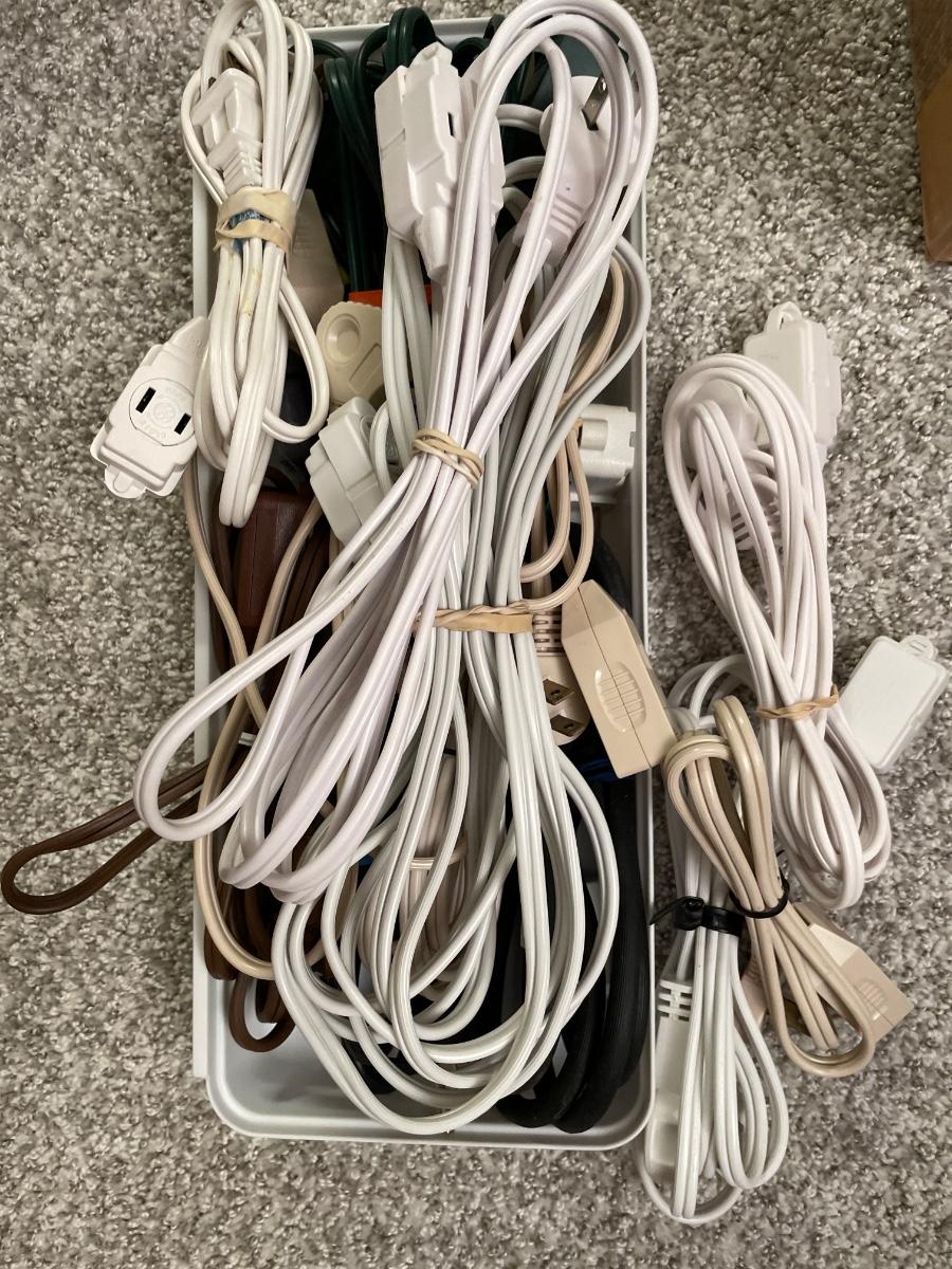 Multiple extension cords