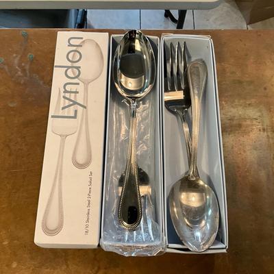 413 New in Box Qty 2 Reed & Barton Lyndon Serving Sets