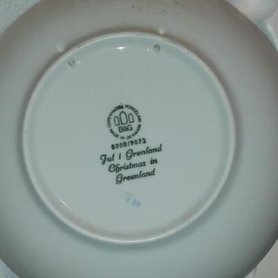 B & G COPENHAGEN PORCELAIN 1972 XMAS PLATE