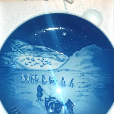 B & G COPENHAGEN PORCELAIN 1972 XMAS PLATE