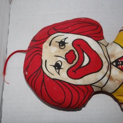 1970's Ronald McDonald Stuffed Toy