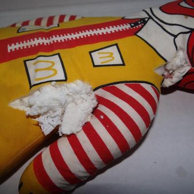Ronald McDonald Stuffed Toy 1970's