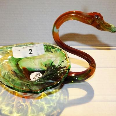 Blown Glass Swan