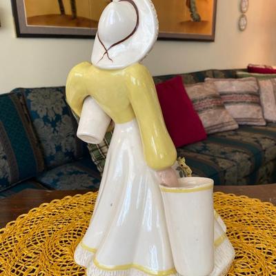 Hedi Schoop Porcelain Figurine Lady in Yellow