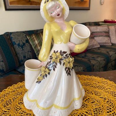 Hedi Schoop Porcelain Figurine Lady in Yellow