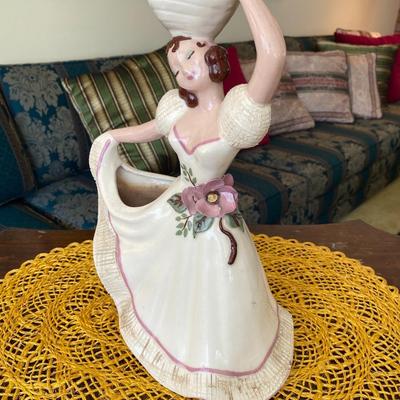 Hedi Schoop Porcelain Figurine Lady w Flared Skirt