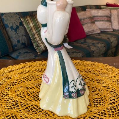 Hedi Schoop Porcelain Figurine Lady with Cap Holding Pot