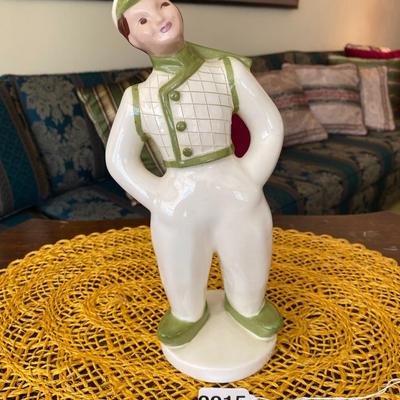 Hedi Schoop Porcelain Figurine Gentleman with Green Basket