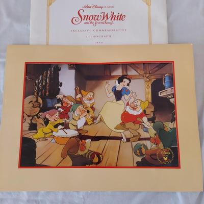 Disney Lithographs and Collectible Stamps (B1-BBL)