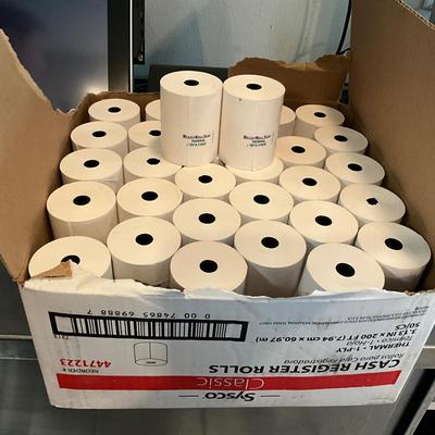 441 Sysco Cash Register Thermal Paper Roll Lot