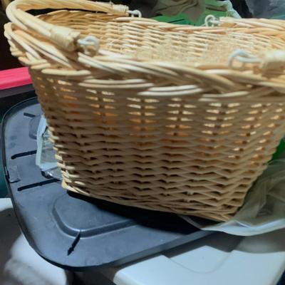 Basket with stuffing material