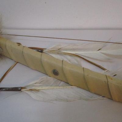 Native American Bow With Arrows