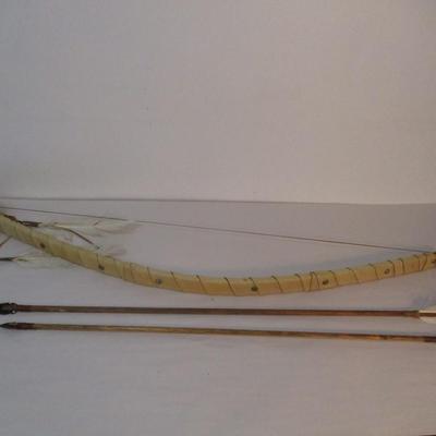Native American Bow With Arrows