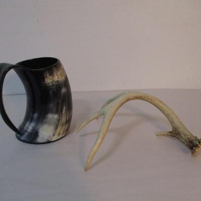 Hand Crafted Bison Horn Mug