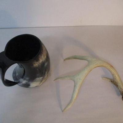 Hand Crafted Bison Horn Mug