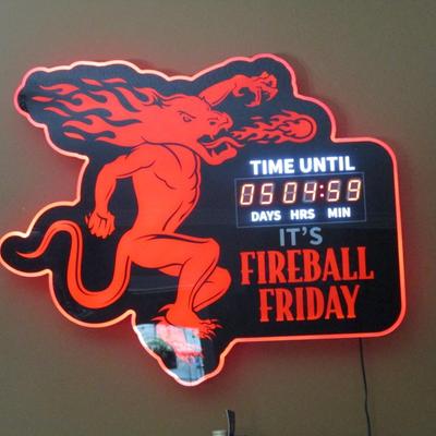 Fireball Friday Countdown Clock