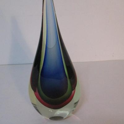 Teardrop Art Glass Centerpiece