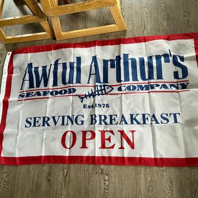 461 New Awful Arthur's Serving Breakfast Open Flag