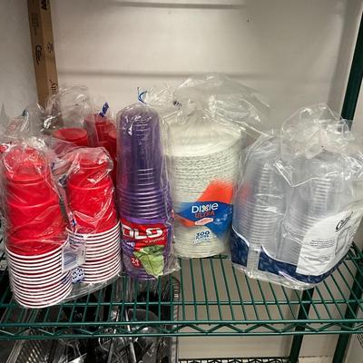 473 Plastic paper cup lot