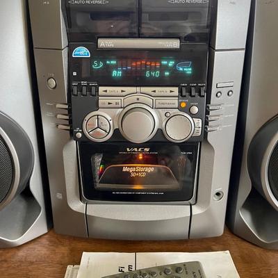 Sony Bookshelf AM-FM-Cassette-CD Stereo - ARCADIA