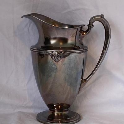 International Silver (I S) Moonbeam Silverplate Water Pitcher â€œ4817â€