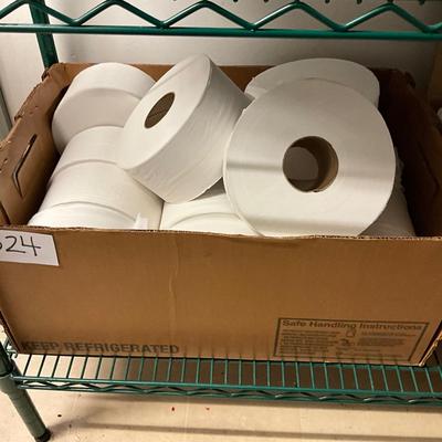 524 Box of 15 Large Dispenser Rolls of Toilet Paper