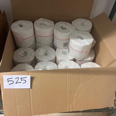 525 Lot of 17 Rolls of Regular Toilet Tissue