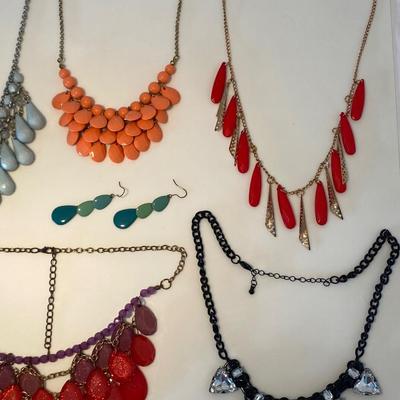 Assorted Bib and Statement Jewelry Lot