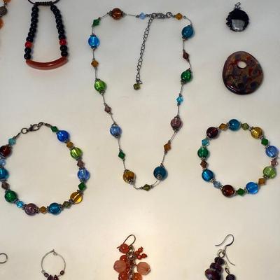 Art Glass Jewelry Lot