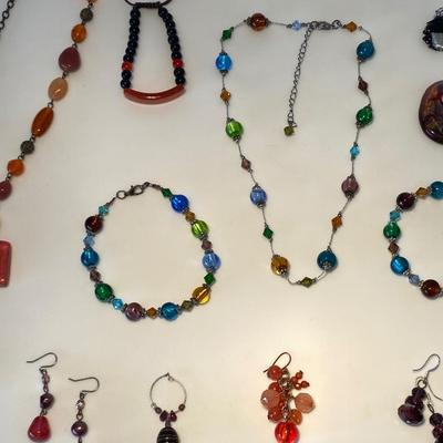 Art Glass Jewelry Lot