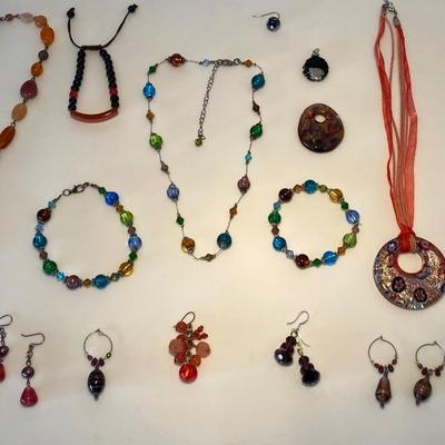 Art Glass Jewelry Lot