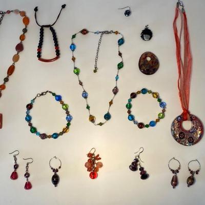 Art Glass Jewelry Lot