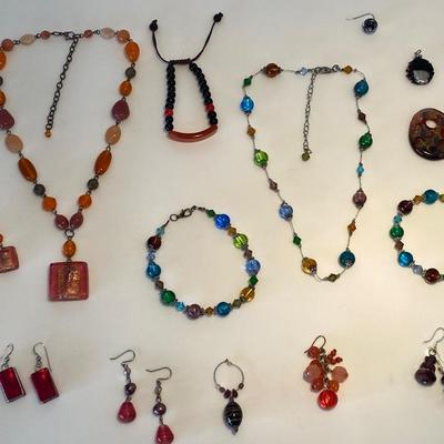 Art Glass Jewelry Lot