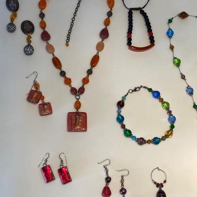 Art Glass Jewelry Lot