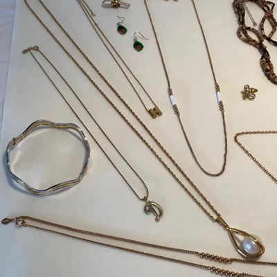 The Gold Tone Avon Jewelry Lot