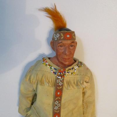 Native American Doll Marked