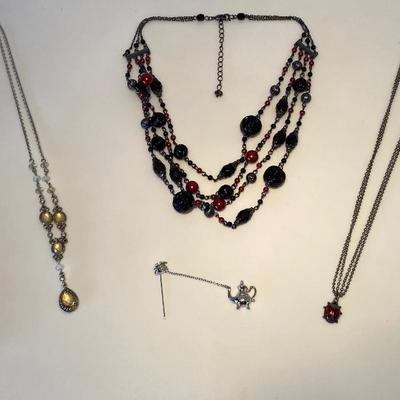 The Silver Tone NR and Avon Jewelry Lot