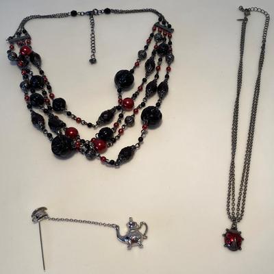The Silver Tone NR and Avon Jewelry Lot