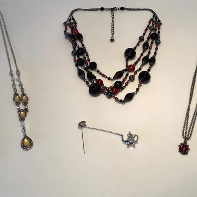 The Silver Tone NR and Avon Jewelry Lot