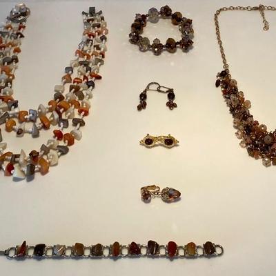 The Natural Stone, Shell, and Bead Jewelry Lot