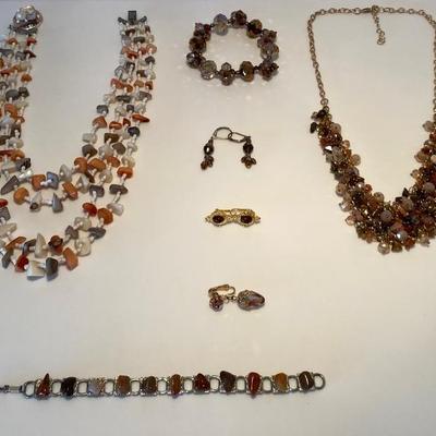 The Natural Stone, Shell, and Bead Jewelry Lot
